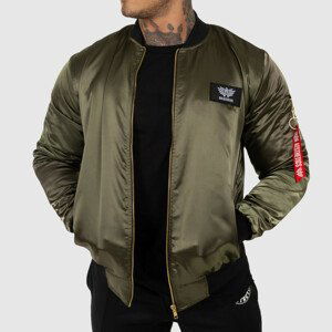 Bomber bunda Aesthetics Skull,  DARK GREEN