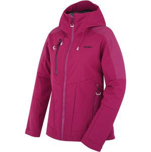 Husky Sevan L M, dk. magenta Dámská softshell bunda