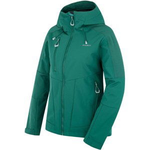 Husky Sevan L M, dk. green Dámská softshell bunda