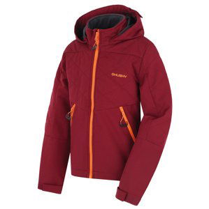 Husky Salex K 140, bordo Dětská softshell bunda