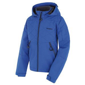 Husky Salex K 152, dk. blue Dětská softshell bunda