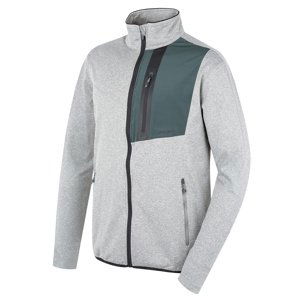 Husky Ane M XL, grey green Pánská mikina na zip