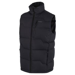 Husky Deep M M, black Pánská péřová vesta na zip