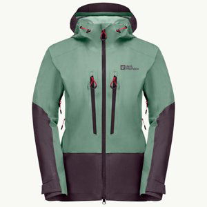 Jack Wolfskin Alpspitze 3l L, granite green Dámská skialpová bunda