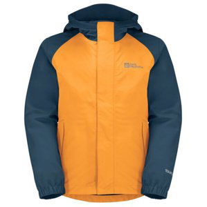 Jack Wolfskin Tucan K 152, orange pop Dětská bunda na zip