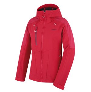 Husky Sevan L L - plus, pink Dámská softshell bunda