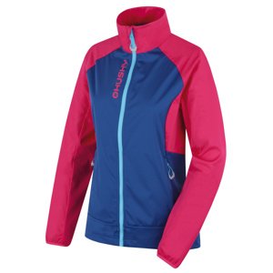 Husky Suli L XL, pink/blue Dámská softshell bunda