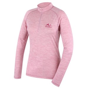 Husky Merow Zip L XS, faded pink Merino termoprádlo