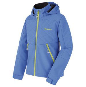 Husky Salex K 122, blue Dětská softshell bunda