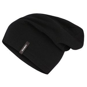 Husky Merhat black Merino čepice