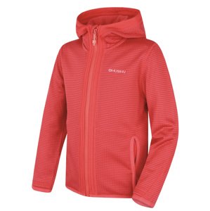 Husky Artic Zip K 152, red Dětská mikina s kapucí