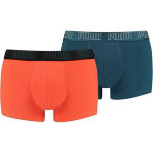 Boxerky Puma  Basic Trunk Boxer 2er Pack Rot Blau F028