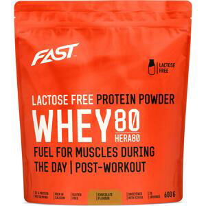 Prášek FAST Whey80 600 g chocolate lactose free