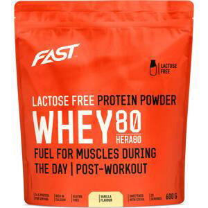 Prášek FAST Whey80 600 g vanilla lactose free