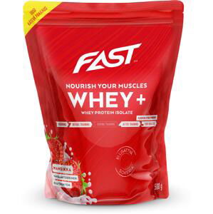 Proteinové prášky FAST Whey+ 500 g strawberry