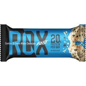 Proteinové tyčinky a sušenky FAST FAST ROX 55g White chocolate and cookies & cream 55g