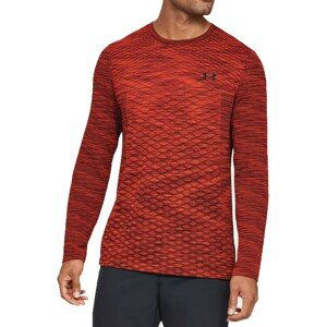 Triko s dlouhým rukávem Under Armour Vanish Seamless LS Novelty-RED