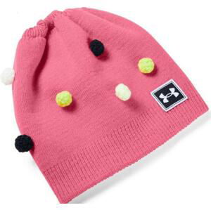 Čepice Under Armour Multi Hair Pom Beanie-PNK