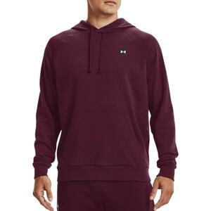 Mikina s kapucí Under Armour UA Rival Fleece Hoodie-RED