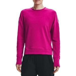 Mikina Under Armour UA Rival Terry Taped Crew-PNK