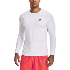 Triko s dlouhým rukávem Under Armour UA HG Armour Fitted LS-WHT