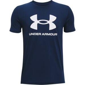 Triko Under Armour UA Sportstyle Logo SS-NVY