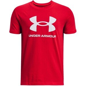 Triko Under Armour UA SPORTSTYLE LOGO SS-RED