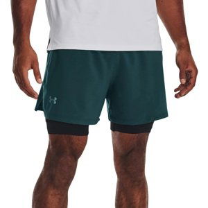 Šortky Under Armour UA Iso-Chill Run 2N1 Short-GRN