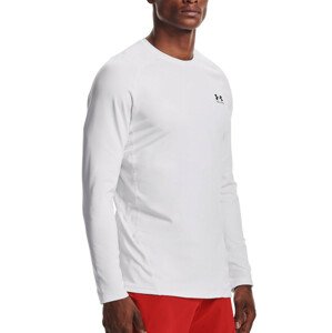 Triko s dlouhým rukávem Under Armour UA CG Armour Fitted Crew-WHT