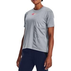 Triko Under Armour Live Woven Pocket Tee-GRY