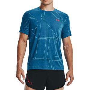 Triko Under Armour UA Run Trail Tee-BLU