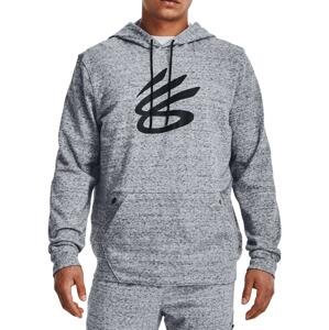 Mikina s kapucí Under Armour CURRY PULLOVER HOOD-GRY