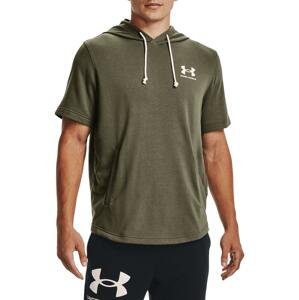 Mikina s kapucí Under Armour UA Rival Terry LC SS HD-GRN