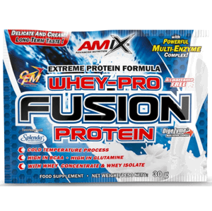 Proteinové prášky Amix Amix Whey-Pro Fusion-30g-Strawberry