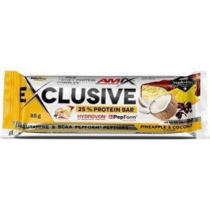 Proteinové tyčinky a sušenky Amix Amix Exclusive Protein Bar-85g-Pineapple-Coconut