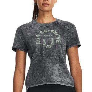 Triko Under Armour UA Run Everywhere Graphic SS-BLK