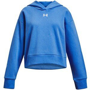 Mikina s kapucí Under Armour UA Rival Fleece Crop Hoodie-BLU