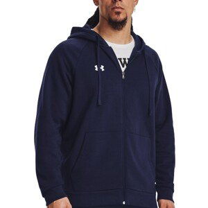 Mikina s kapucí Under Armour UA Rival Fleece FZ Hoodie-BLU