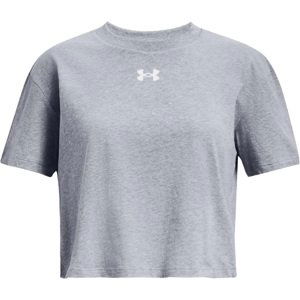 Triko Under Armour UA CROP SPORTSTYLE LOGO SS-GRY