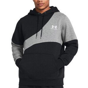 Mikina s kapucí Under Armour UA Essential Flc Blocked HD-BLK