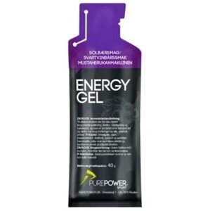 Energetické gely Pure Power Energy Gel Blackcurrants 40 g