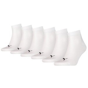 Ponožky Puma  Unisex Quarter Plain 6 Pack Socks