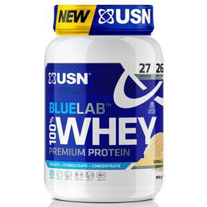 Proteinové prášky USN BlueLab 100% Whey Premium Protein vanilka 908g