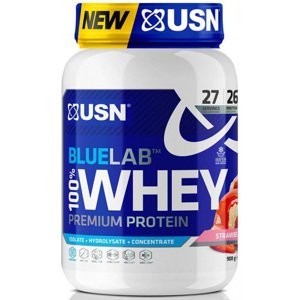 Proteinové prášky USN BlueLab 100% Whey Premium Protein malina 908g