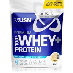 Proteinové prášky USN 100% Premium Whey Bag Vanilla 2kg