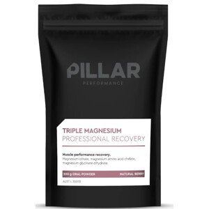 Vitamíny a minerály Pillar Performance Triple Magnesium Professional Recovery Powder Berry (200g) POUCH