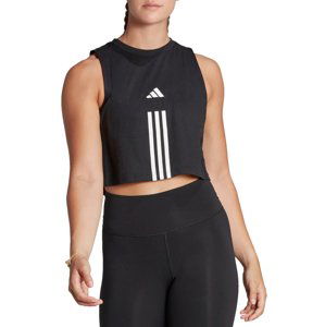 Tílko adidas  Train Essentials 3-Stripes Crop