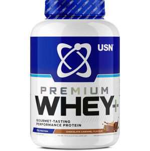 Proteinové prášky USN PREMIUM WHEY+ chocolade caramel