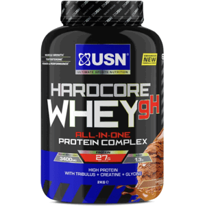 Proteinové prášky USN Hardcore Whey gH čokoláda 908g