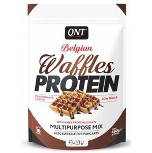 Proteinové prášky QNT QNT Protein Waffles Chocolate - 480 g